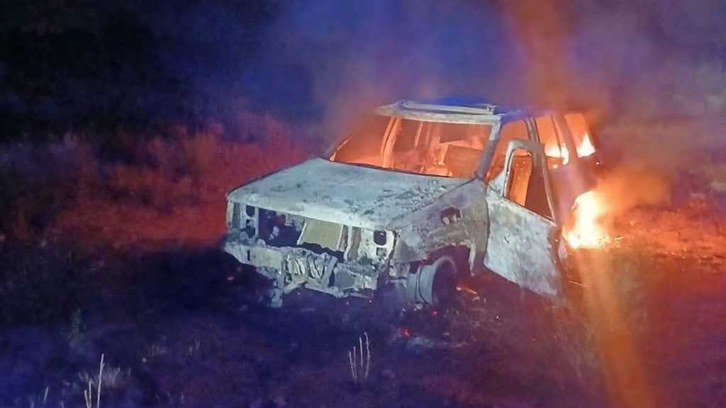 Un turismo arde de madrugada en Yunclillos
